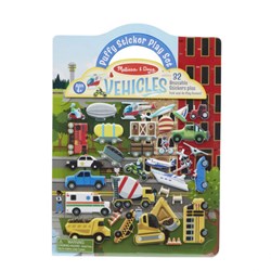 Melissa & Doug Puffy sticker speelset - voertuigen