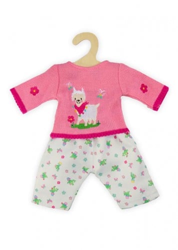 Poppen Pullover met Broek Alpaca, 28-35 cm