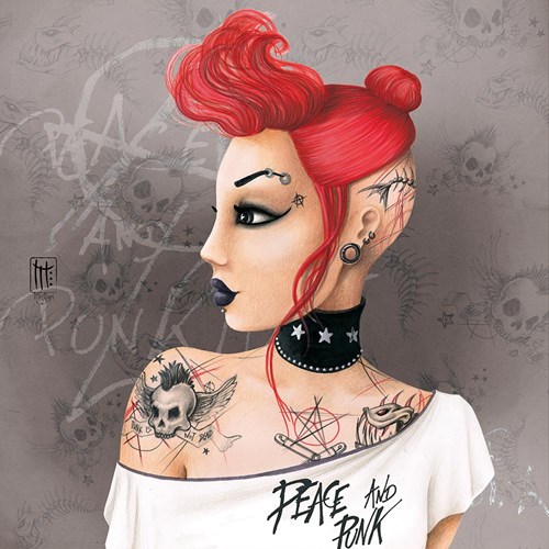Grafika Puzzle Punk - 1000 Teile buntes Legespiel