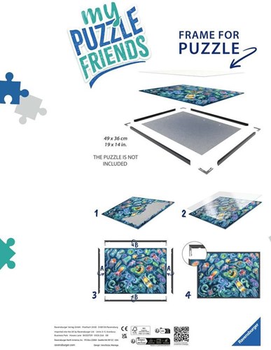 Ravensburger Puzzle Rahmen 1000 Teile - Puzzle Zubehör Bilderrahmen-2