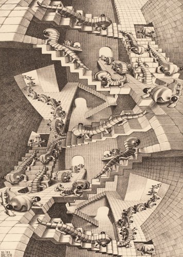 Puzzelman Das Treppenhaus - M.C. Escher (1000)