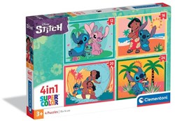 Clementoni Super Color Legpuzzel 4in1 Stitch