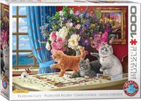 Eurographics Katzen Puzzle 1000 Teile - Erwachsenenpuzzle Tiere-2