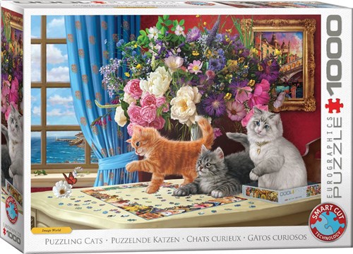 Eurographics Katzen Puzzle 1000 Teile - Erwachsenenpuzzle Tiere-2