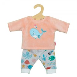 Heless Puppenpyjama Wal Bobby 2-teilig 35-45cm Kuscheltier Kleidung