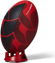 Canterbury Rugbyball Thrillseeker rot schwarz Größe 4 langlebig Grip