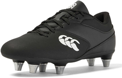 Canterbury Phoenix Raze Junior Rugbyschuhe schwarz weiß - starker Halt
