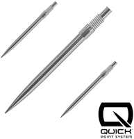 Harrows Dartspitzen Quickpoints Silber 35mm - 3er Set für Darts