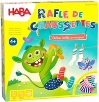 Haba Gesellschaftsspiel Rafle de chaussettes - Limited Edition Geburtstagsspiel für Kinder