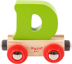 Bigjigs Buchstabe Zug D