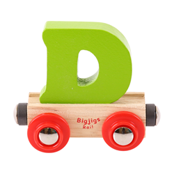 Bigjigs Buchstabe Zug D