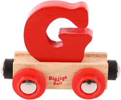 Bigjigs Buchstaben-Zug G