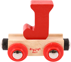 Bigjigs Buchstabe Zug J