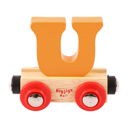 Bigjigs Buchstaben-Zug U