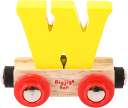Bigjigs Buchstaben-Zug W