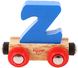 Bigjigs Rail Rail Buchstabenzug Z (Der Lieferumfang umfasst nur EIN Stück)