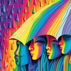 Yazz Rain-Bow - 1023 Teile
