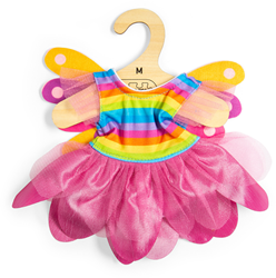BigJigs Puppen Regenbogen Fee Kleid Medium - Puppenkleidung Set