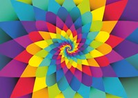 Yazz Puzzle Rainbow Spiral - bunte Puzzle 1000 Teile