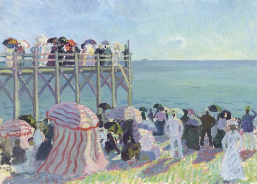 Grafika Raoul Dufy - Estacade-Strand in Trouville, 1905 - 500 Teile