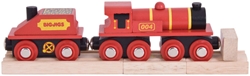 Bigjigs Rail Große rote Lokomotive