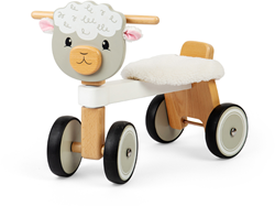BigJigs Holz Laufrad Ride On Sheep - Kleinkind Spielzeug Schaf Fahrzeug