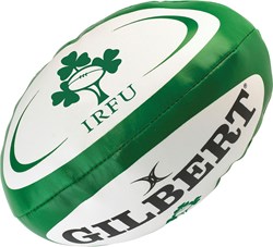 Gilbert Rugby Schwammball grün - Spielball für drinnen und draußen