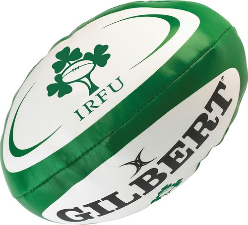 Gilbert Rugby Schwammball grün - Spielball für drinnen und draußen