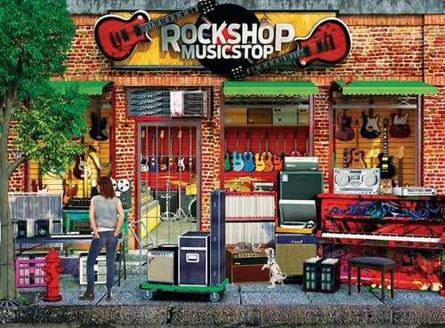Eurographics Puzzle Rock Shop - 1000 Teile