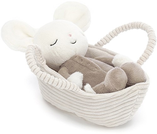 Jellycat Kuscheltier Rock-a-Bye Maus - 11x9x19cm