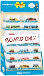 BigJigs Spielzeug Rolling Stock Display Board Karton Lernspielzeug