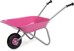 Rolly Toys Kinderschubkarre Metall pink - Gartenspielzeug für Kinder
