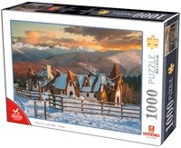 D-Toys Puzzle Rumänien 1000 Teile Puzzle Erwachsene Landschaft-2