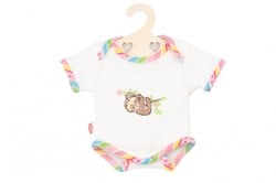 Poppen Romper Luiaard, 28-35 cm