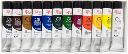 Rosa Rosa Gallery Ölfarben-Set, 12 x 20 ml
