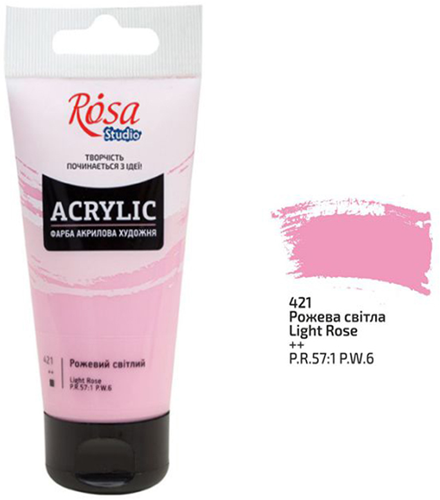 Rosa Studio Rosa Studio Acrylfarbe 75 ml 421 Light Rose
