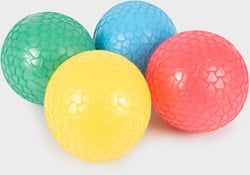 TickiT 75041 Handliches Ballset, 4 Stück, rot/grün/blau/orange