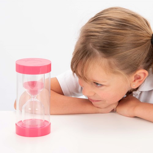 tickit ColourBright Sand Timer - 2 Min. Pink-2