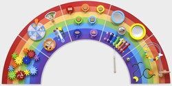 Viga Rainbow Activity Wall Panels