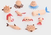 tickit Wooden Sea Creatures - Pk10