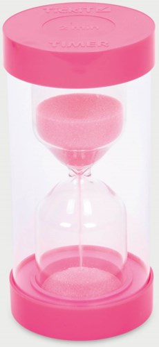 tickit ColourBright Sand Timer - 2 Min. Pink