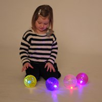 tickit Sensory Flashing Balls (Textured) - Pk4-2