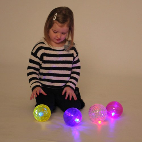 tickit Sensory Flashing Balls (Textured) - Pk4-2