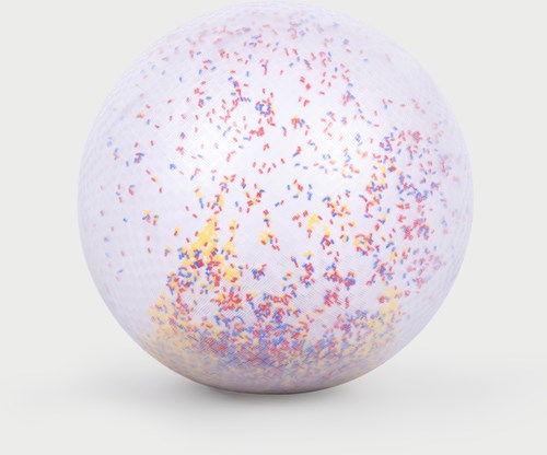 TickiT Bunte Perlen Ball 31 cm - Aufblasbarer Spielball