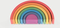 TickiT Holz Regenbogen Bögen - Lernspielzeug Set 7-teilig