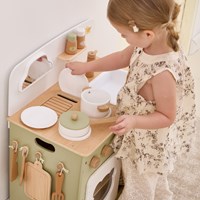 PolarB Holz Spielküche - Kinderküchenset mehrfarbig-3