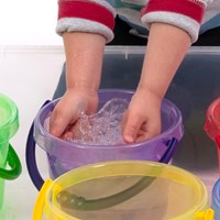 TickiT Eimer Set Durchsichtig Farbig-3