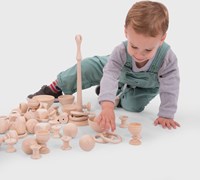 TickiT 73907 Holzspulen, 10 Stück-2