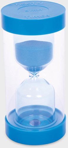 TickiT COLOURBRIGHT SAND TIMER 5 MINUTE BLAU
