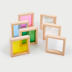 TickiT sensorisches Spielzeug Holz Quadrate - Lernspiel für Kinder
